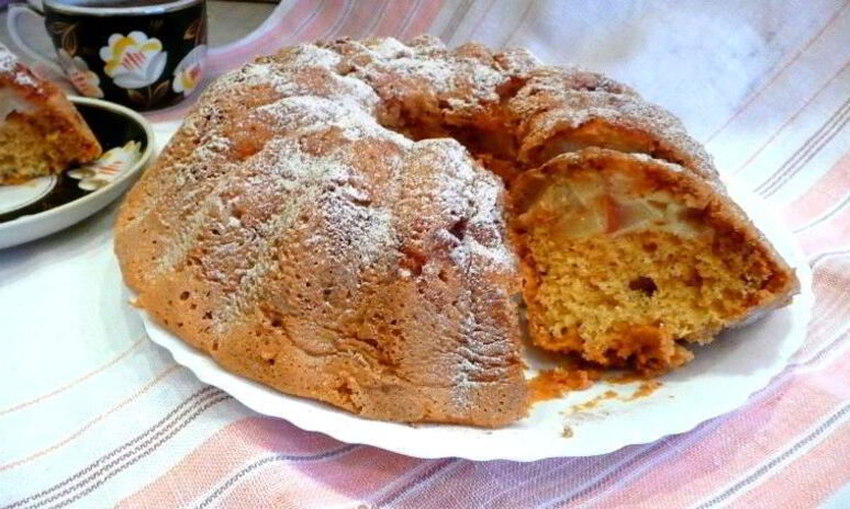 Рецепт пирога шарлотка с грушей