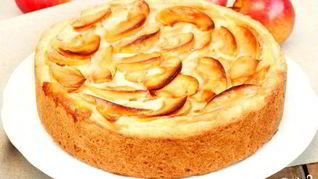 Постная шарлотка в мультиварке