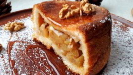 шарлотка из сухого батона