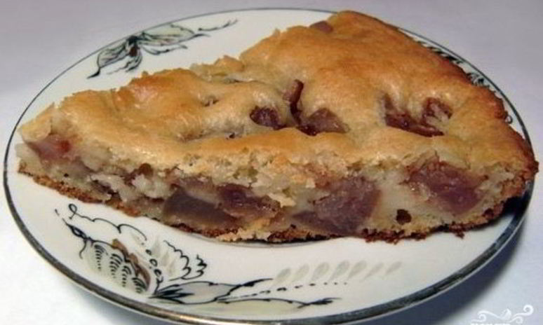 Рецепт шарлотки из сушеных яблок