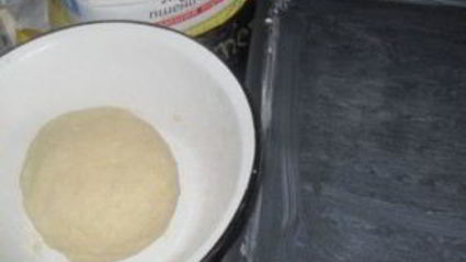 шарлотка песочная с яблоками