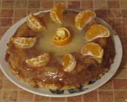 Шарлотка с апельсинами