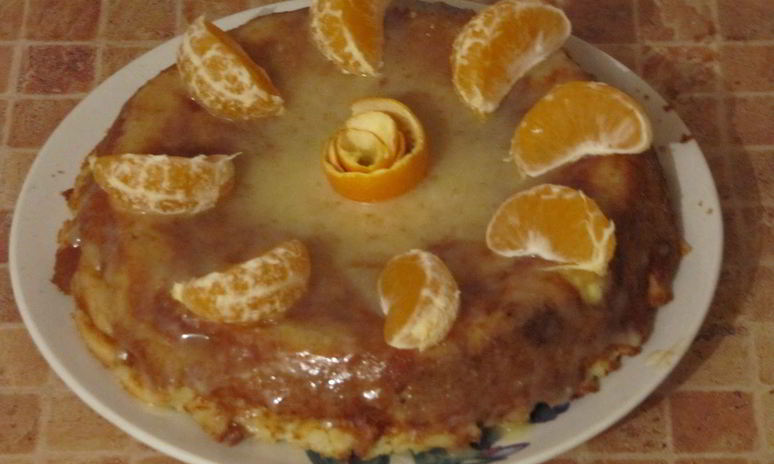 Рецепт шарлотки с апельсинами