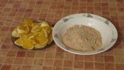 шарлотка с апельсинами