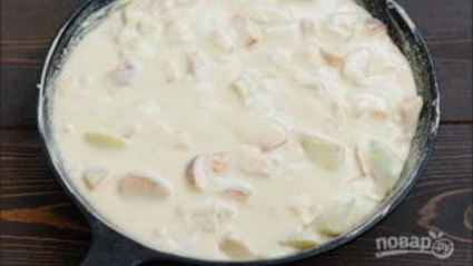 шарлотка с кефиром