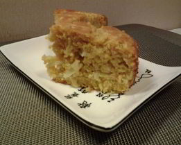 Шарлотка с квашеной капустой и цельнозерновой мукой