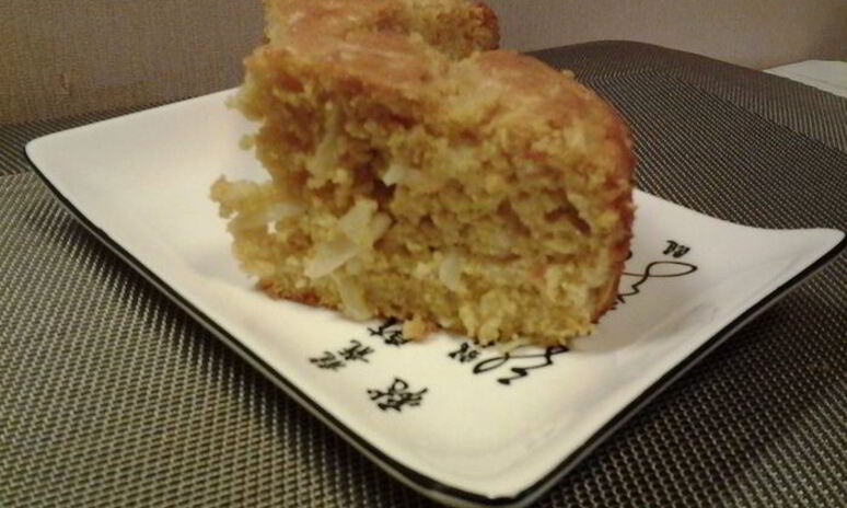 Рецепт шарлотки с квашеной капустой и цельнозерновой мукой