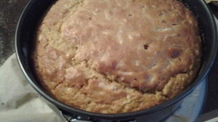 шарлотка с квашеной капустой и цельнозерновой мукой