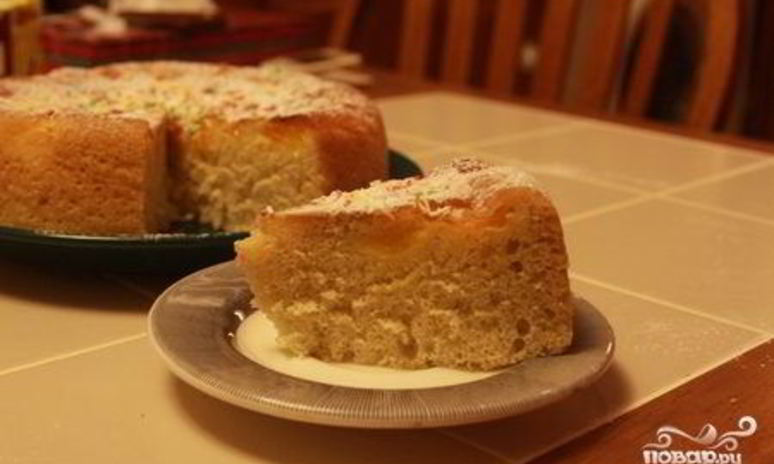 Рецепт шарлотки с мандаринами