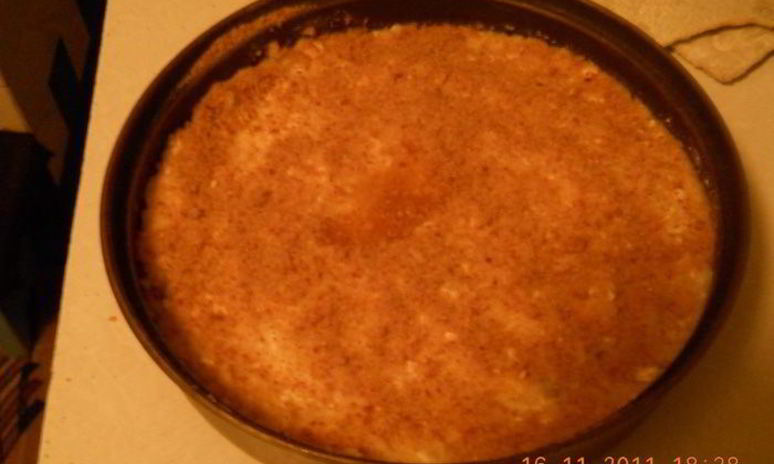 Рецепт шарлотки с рисом и яблоками