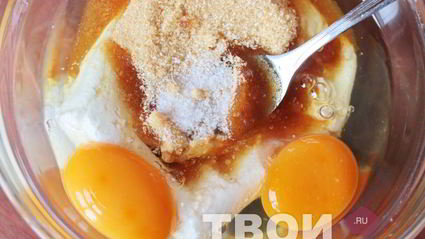 шарлотка с творогом