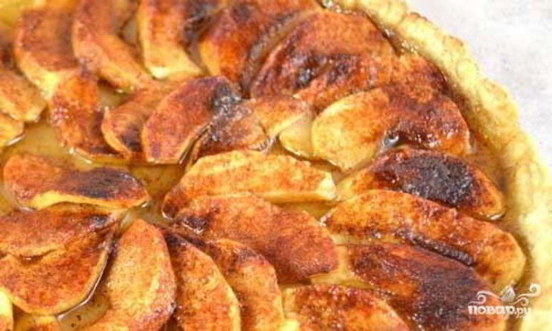 Рецепт шарлотки с яблоками открытая