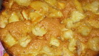Шарлотка с яблоками