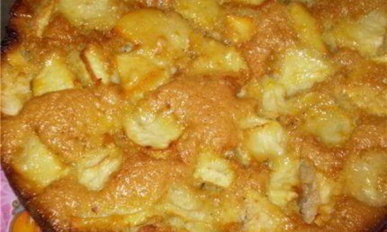 Рецепт шарлотки с яблоками