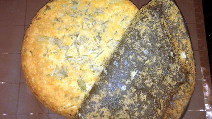 шарлотка со щавелем