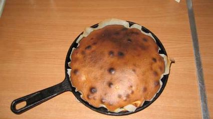 шарлотка яблочная