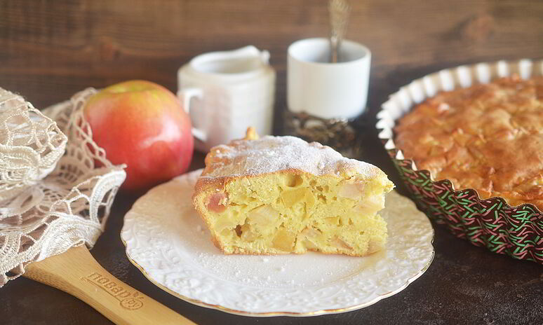 Рецепт яблочной шарлотки