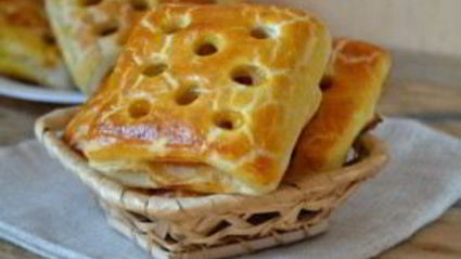 слойки из бездрожжевого теста