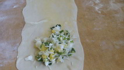 слойки из теста фило с начинкой из риса