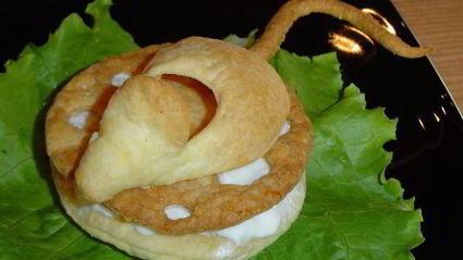 слойки мышка на сыре