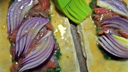 слойки с картошкой и лососем