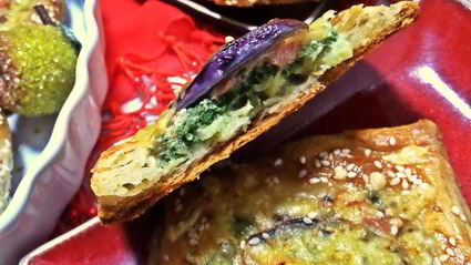 слойки с картошкой и лососем