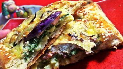 слойки с картошкой и лососем