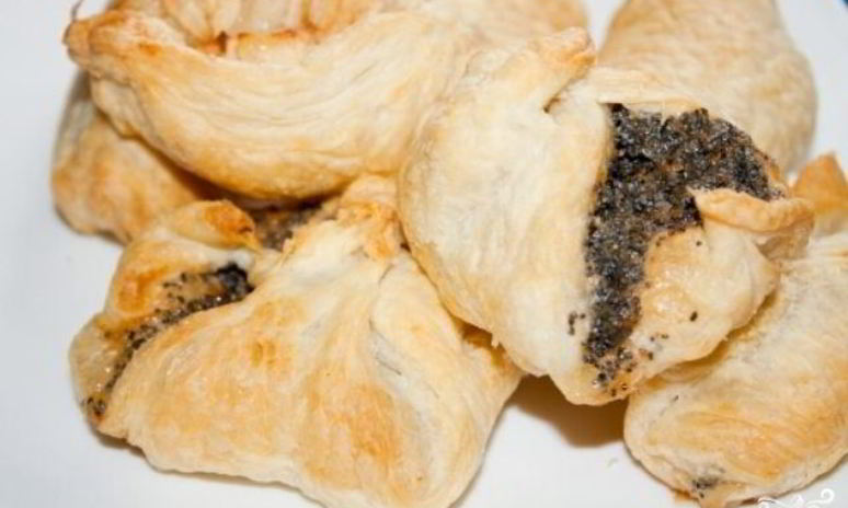 Рецепт слоек с маком