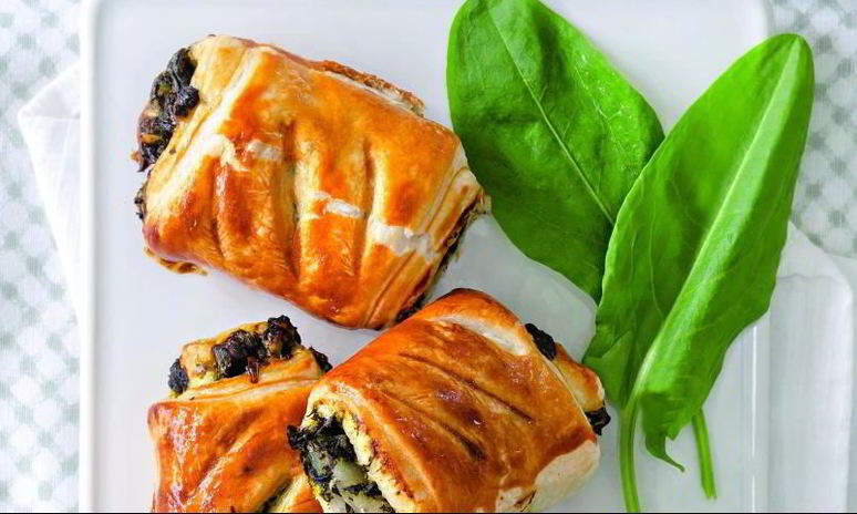 Рецепт слоек с щавелем