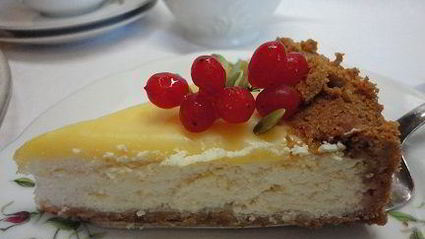 лимонный творожник с кремом