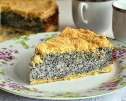 Маковый творожник