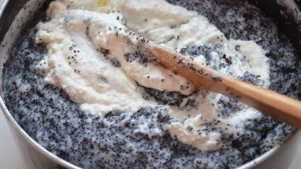 немецкий маковый творожник