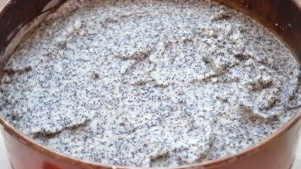 немецкий маковый творожник