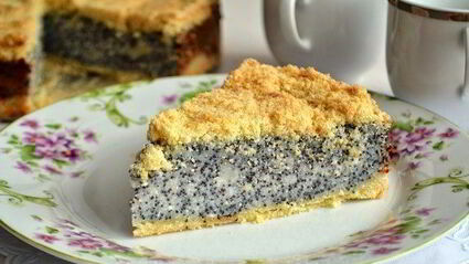 немецкий маковый творожник