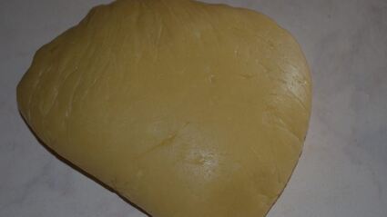 песочный творожник с яблочной начинкой