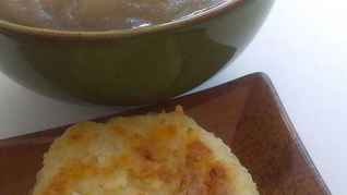 Саксонские творожники с яблочным муссом