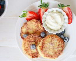 Сырник с творогом и манкой