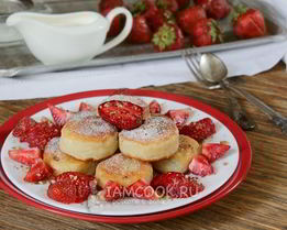 Сырники из творожной массы с изюмом