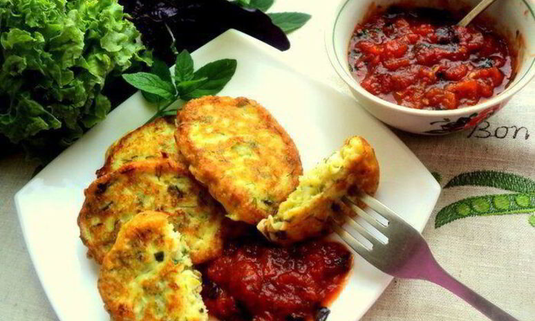 Рецепт сырников с кабачками и зеленью