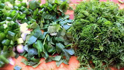 сырники с кабачками и зеленью