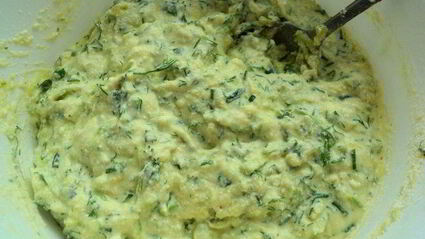 сырники с кабачками и зеленью