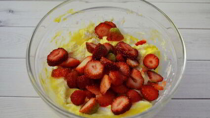 сырники с клубникой