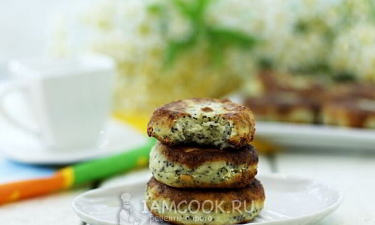 Рецепт сырников с маком