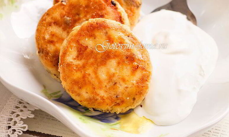 Рецепт сырников с овсяными хлопьями