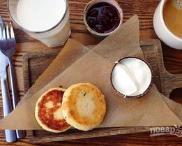 Сырники с пьяным изюмом