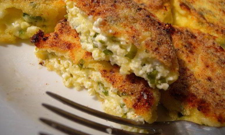 Рецепт сырников с твердым сыром и зеленью