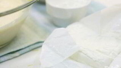 творожник с малиной