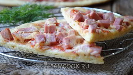 мягкое тесто для пиццы без дрожжей