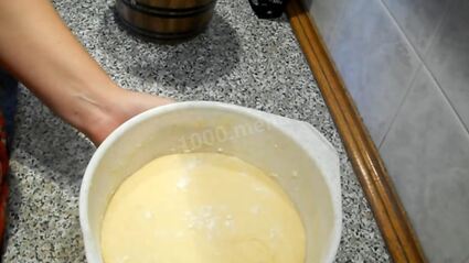 опарное тесто способом на опаре дрожжевое для пирожков