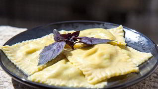 Равиоли с рикоттой и шпинатом